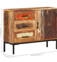 Sideboard 88x30x73 cm Altholz Massiv