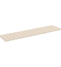 Sonnenliegen 2 Stk. mit Creme Auflagen Massivholz Teak