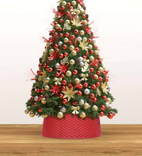 Weihnachtsbaumrock Rot Ø54x19,5 cm