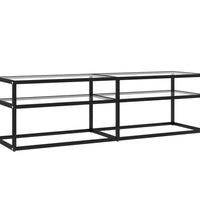 TV-Schrank Transparent 140x40x40,5 cm Hartglas