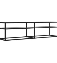 TV-Schrank Transparent 160x40x40,5 cm Hartglas