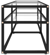 TV-Schrank Transparent 160x40x40,5 cm Hartglas