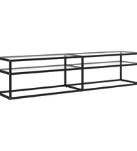 TV-Schrank Transparent 180x40x40,5 cm Hartglas