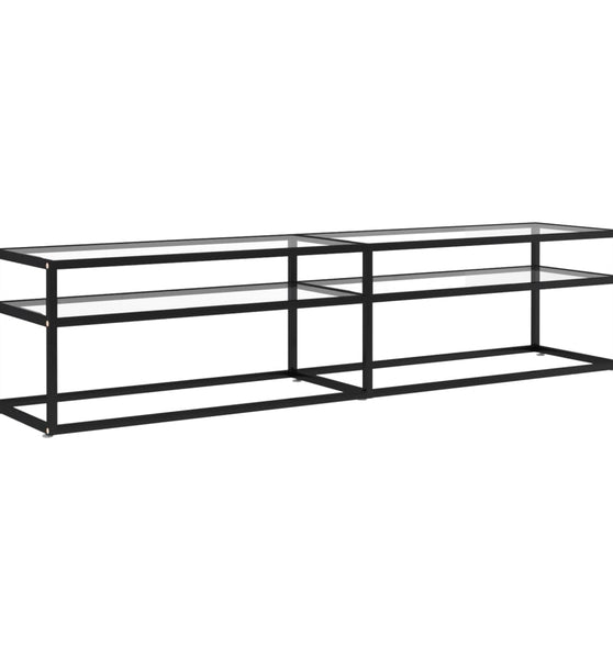 TV-Schrank Transparent 180x40x40,5 cm Hartglas