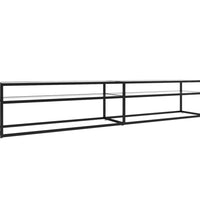 TV-Schrank Transparent 220x40x40,5 cm Hartglas