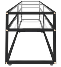 TV-Schrank Transparent 220x40x40,5 cm Hartglas