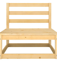 10-tlg. Garten-Lounge-Set Massivholz Kiefer