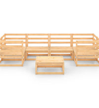 7-tlg. Garten-Lounge-Set Massivholz Kiefer