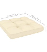 3-Sitzer-Sofa mit Kissen Kiefer Massivholz