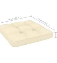 7-tlg. Garten-Lounge-Set mit Kissen Kiefer Massivholz