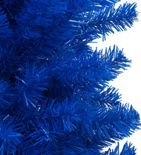 Künstlicher Weihnachtsbaum Beleuchtung & Kugeln Blau 120 cm