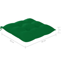 Gartenstühle mit Kissen 6 Stk. Massivholz Akazie