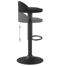 Barhocker Schwarz Samt