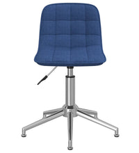 Esszimmerstühle 2 Stk. Drehbar Blau Stoff