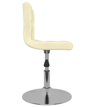 Esszimmerstühle 2 Stk. Drehbar Creme Stoff