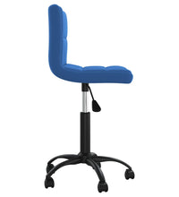 Bürostuhl Drehbar Blau Samt