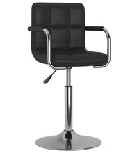 Esszimmerstühle 2 Stk. Drehbar Schwarz Kunstleder