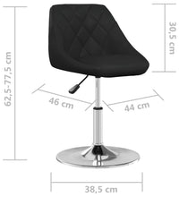 Esszimmerstuhl Schwarz Kunstleder