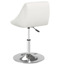 Esszimmerstühle 2 Stk. Weiß Kunstleder
