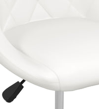 Esszimmerstühle 2 Stk. Weiß Kunstleder