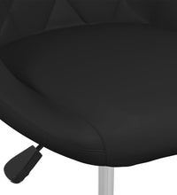 Esszimmerstühle 2 Stk. Schwarz Kunstleder