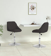 Esszimmerstühle 2 Stk. Schwarz Kunstleder