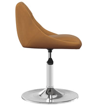 Esszimmerstühle 2 Stk. Drehbar Braun Samt