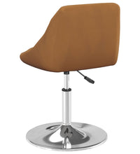 Esszimmerstühle 2 Stk. Drehbar Braun Samt