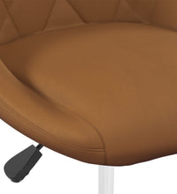 Esszimmerstühle 2 Stk. Drehbar Braun Samt