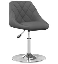 Esszimmerstühle 2 Stk. Drehbar Dunkelgrau Samt