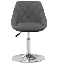 Esszimmerstühle 2 Stk. Drehbar Dunkelgrau Samt