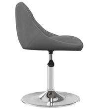 Esszimmerstühle 2 Stk. Drehbar Dunkelgrau Samt