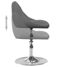 Esszimmerstühle 2 Stk. Drehbar Dunkelgrau Samt