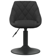 Esszimmerstühle 2 Stk. Drehbar Schwarz Samt