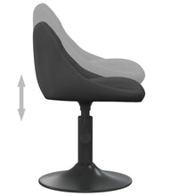 Esszimmerstühle 2 Stk. Drehbar Schwarz Samt