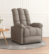 Relaxsessel Elektrisch Taupe Stoff