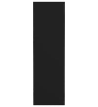 Wand-Schuhschrank Schwarz 80x18x60 cm Holzwerkstoff