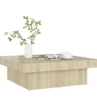 Couchtisch Sonoma-Eiche 90x90x28 cm Holzwerkstoff