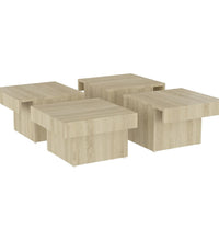 Couchtisch Sonoma-Eiche 90x90x28 cm Holzwerkstoff