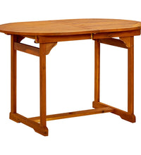 7-tlg. Garten-Essgruppe Massivholz Akazie