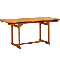 7-tlg. Garten-Essgruppe Massivholz Akazie