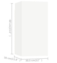 6-tlg. TV-Schrank-Set Weiß Holzwerkstoff
