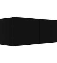 TV-Schränke 4 Stk. Schwarz 80x30x30 cm Holzwerkstoff