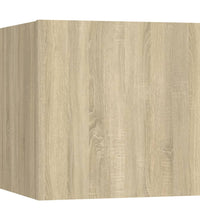 6-tlg. TV-Schrank-Set Sonoma-Eiche Holzwerkstoff