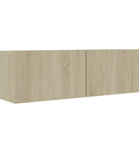 6-tlg. TV-Schrank-Set Sonoma-Eiche Holzwerkstoff