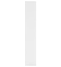 Wandregal Weiß 36x16x90 cm Holzwerkstoff