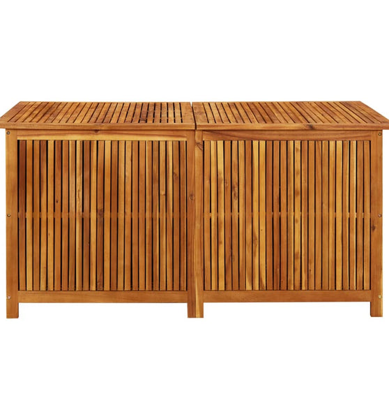 Garten-Aufbewahrungsbox 150x80x75 cm Massivholz Akazie