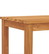 Gartenbank 114 cm Massivholz Teak