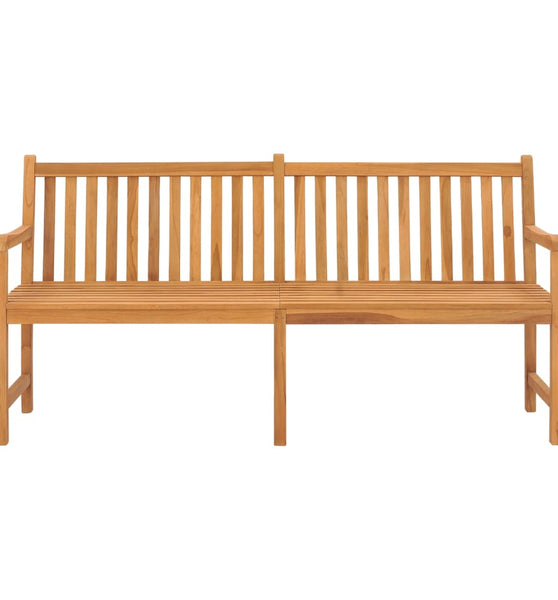 Gartenbank 180 cm Massivholz Teak