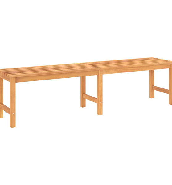 Gartenbank 180 cm Massivholz Teak